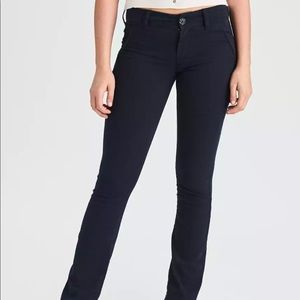 American Eagle Navy Blue Khaki School Pants size 6 (gently worn)